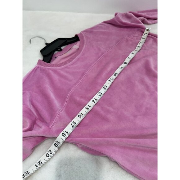 New ZELLA GIRL Kids' Size L (10/12) Cozy Active Luxe velour Top Pink *Defect* - Picture 4 of 12